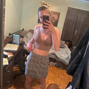 Forever 21 plaid business skirt